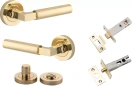Berlin Lever - Round Rose Privacy Set - PB