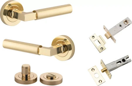Berlin Lever - Round Rose Privacy Set - PB