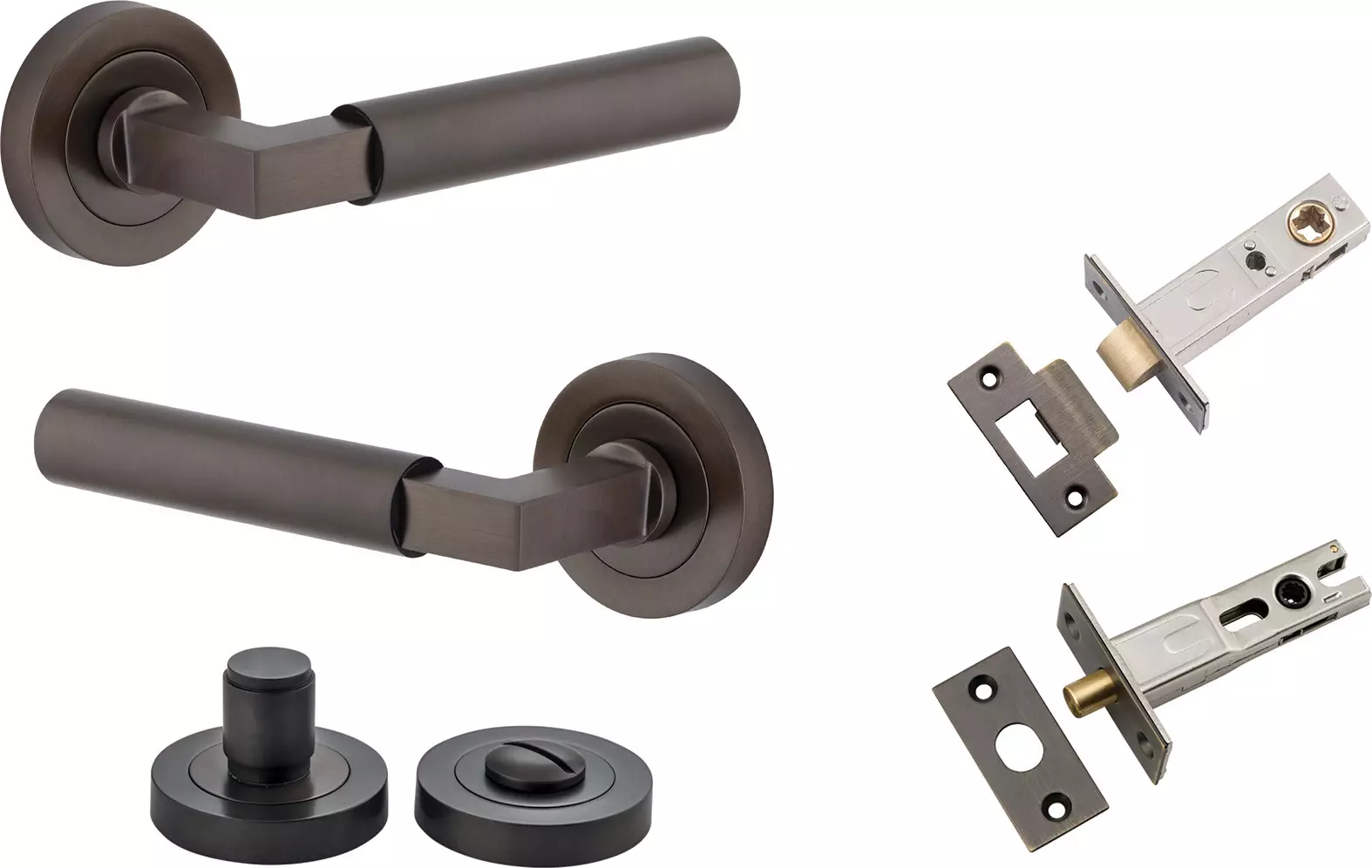 Berlin Lever - Round Rose Privacy Set - SB