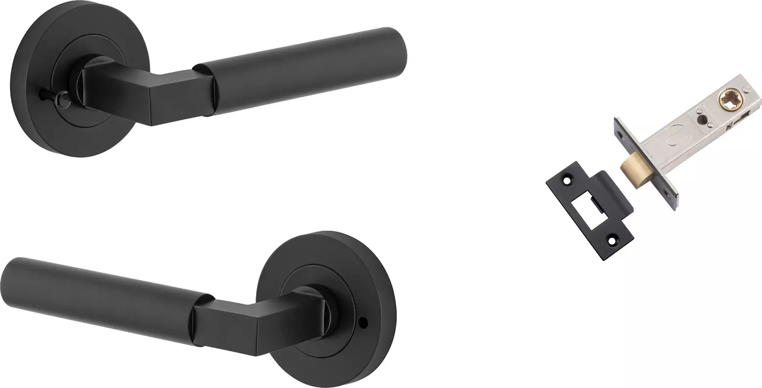 Berlin Lever - Round Rose Integrated Privacy Set - MB