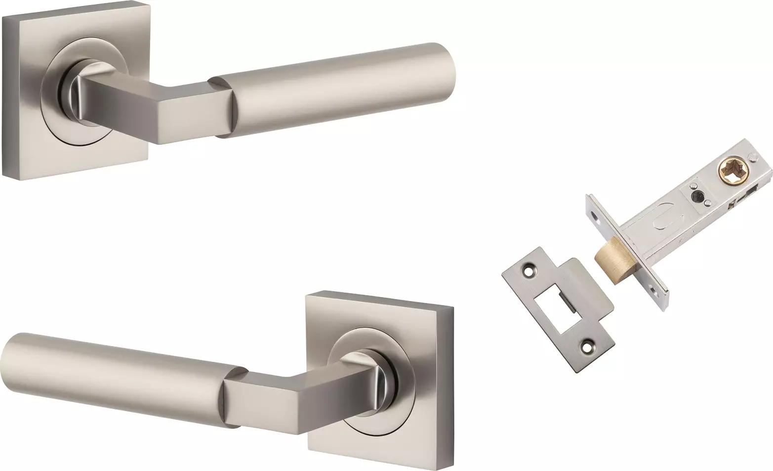 Berlin Lever - Square Rose Passage Set - SN