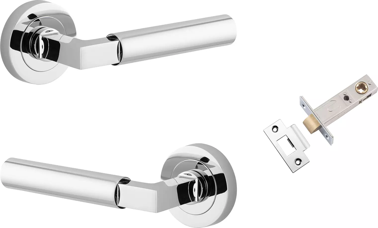 Berlin Lever - Round Rose Passage Set - CP