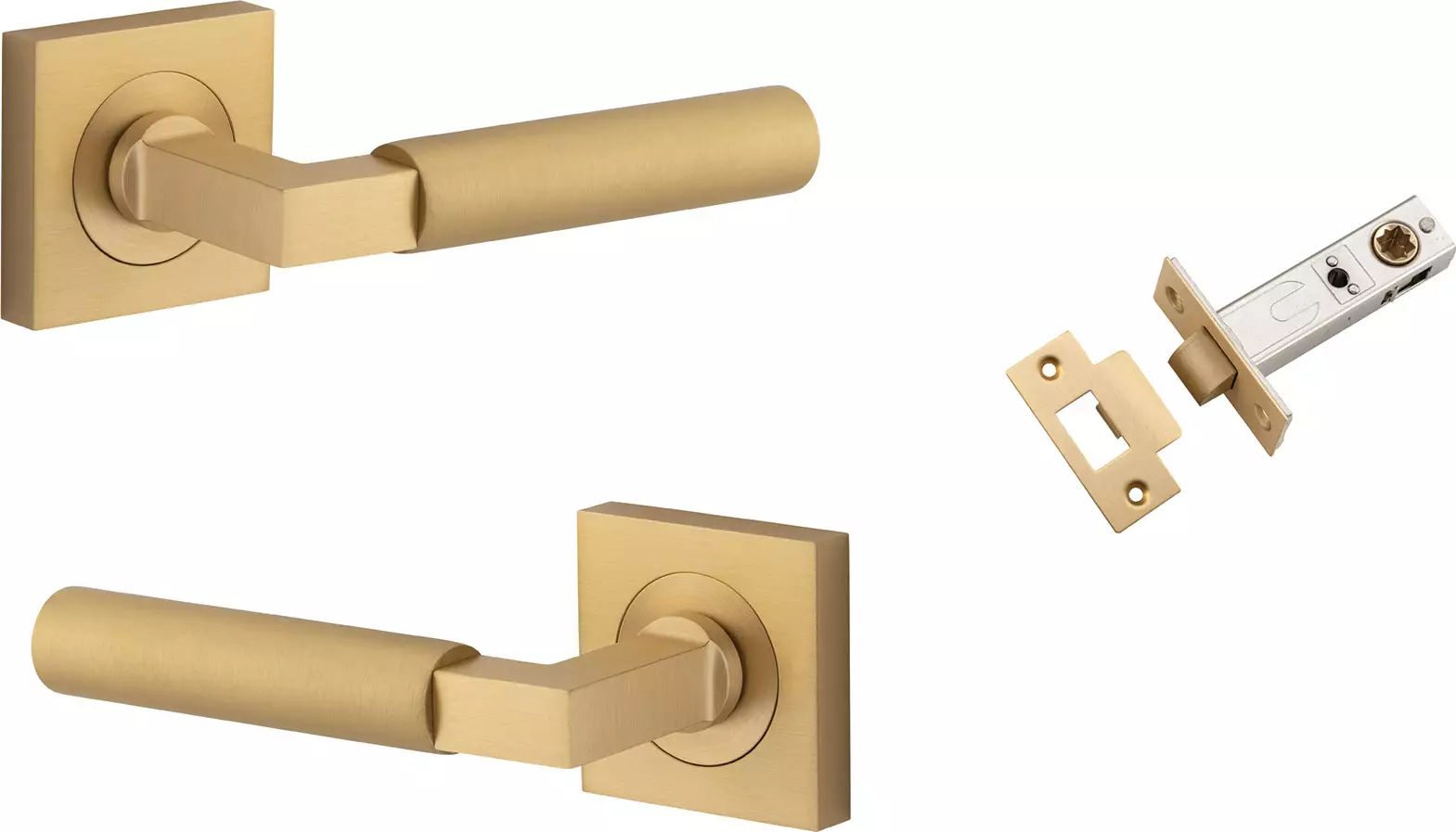 Berlin Lever - Square Rose Passage Set - BB