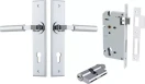 Berlin Lever - Chamfered Entrance Set - Key / Key - CP