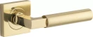Berlin Lever - Square Rose Handle Set  - PB