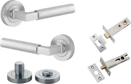 Berlin Lever - Round Rose Privacy Set - SC
