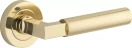 Berlin Lever - Round Rose Handle Set  - PB