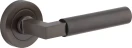 Berlin Lever - Round Rose Handle Set  - SB