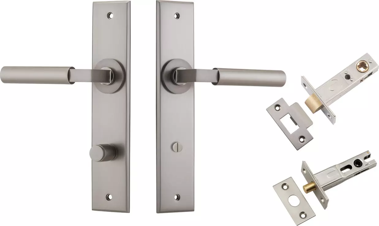 Berlin Lever - Chamfered Privacy Set - SN