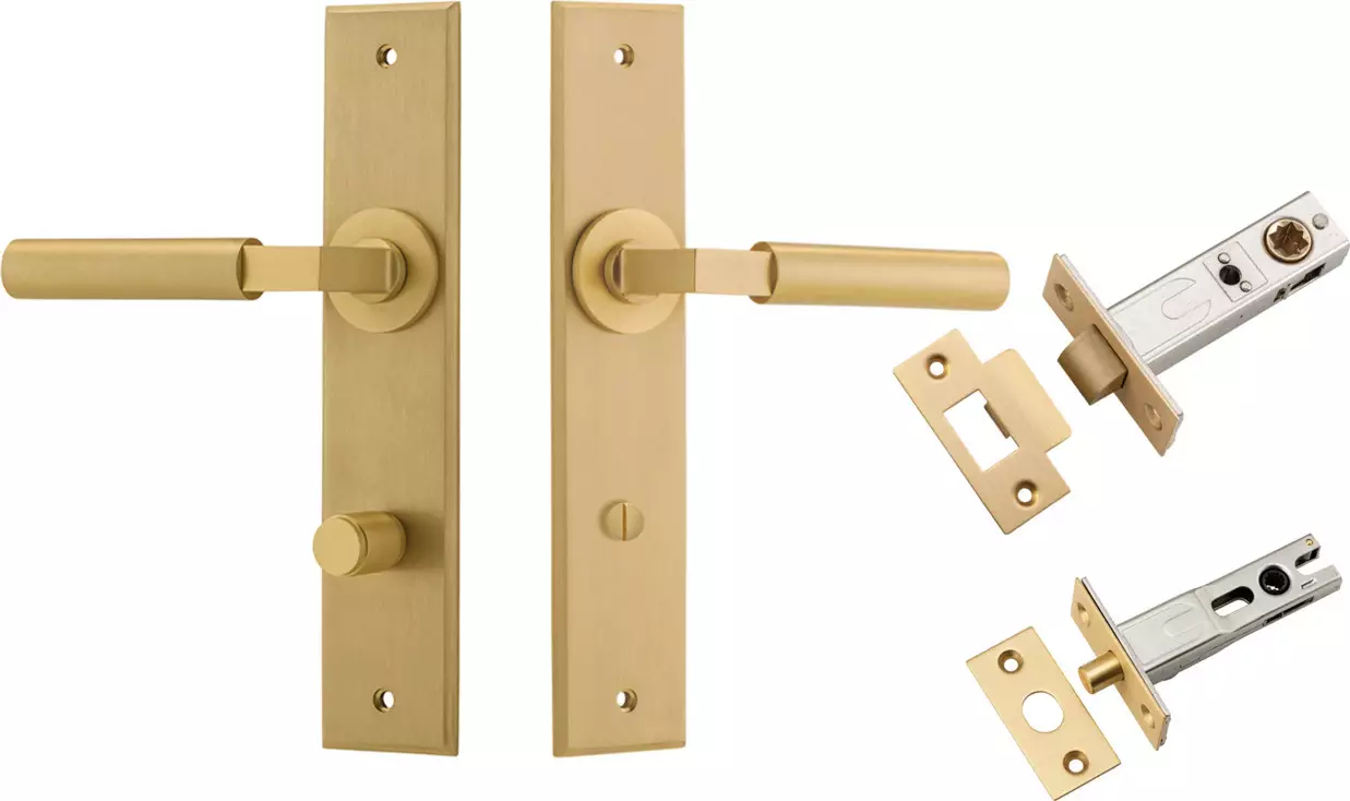 Berlin Lever - Chamfered Privacy Set - BB