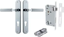 Brunswick Lever - Oval Entrance Set - Key / Key - CP