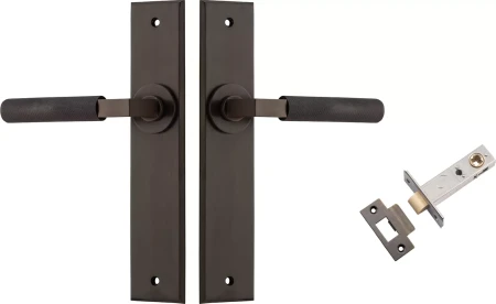 Brunswick Lever - Chamfered Passage Set - SB