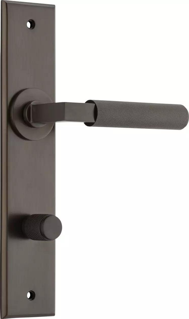 Brunswick Lever - Chamfered Privacy Set - SB