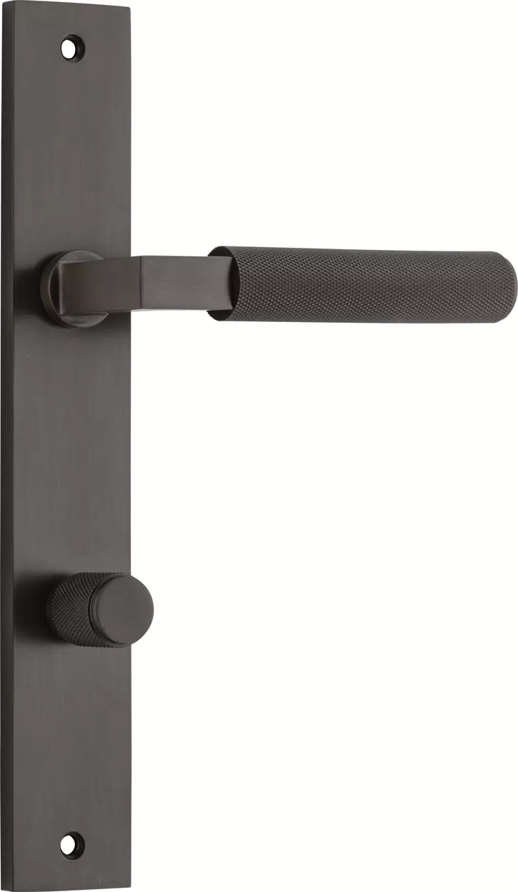 Brunswick Lever - Rectangular Privacy Set - SB