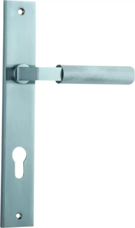 Brunswick Lever - Rectangular Euro Pair - SC