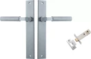 Brunswick Lever - Rectangular Passage Set - SC
