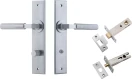 Brunswick Lever - Chamfered Privacy Set - SC