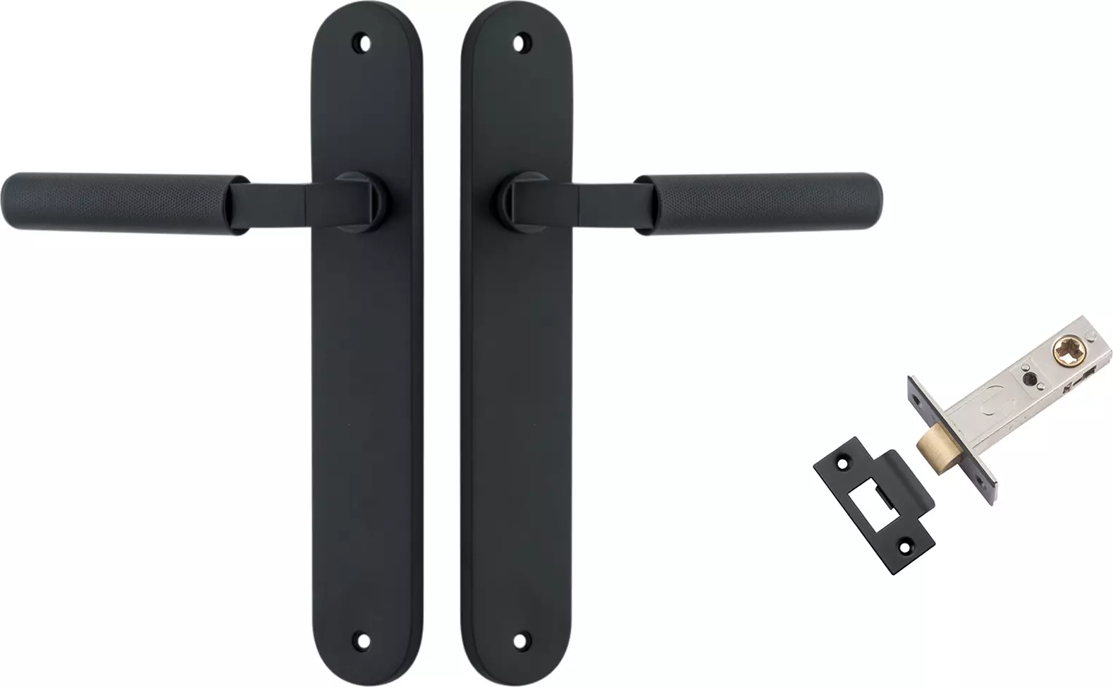 Brunswick Lever - Oval Passage Set - MB