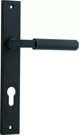 Brunswick Lever - Rectangular Euro Pair - MB