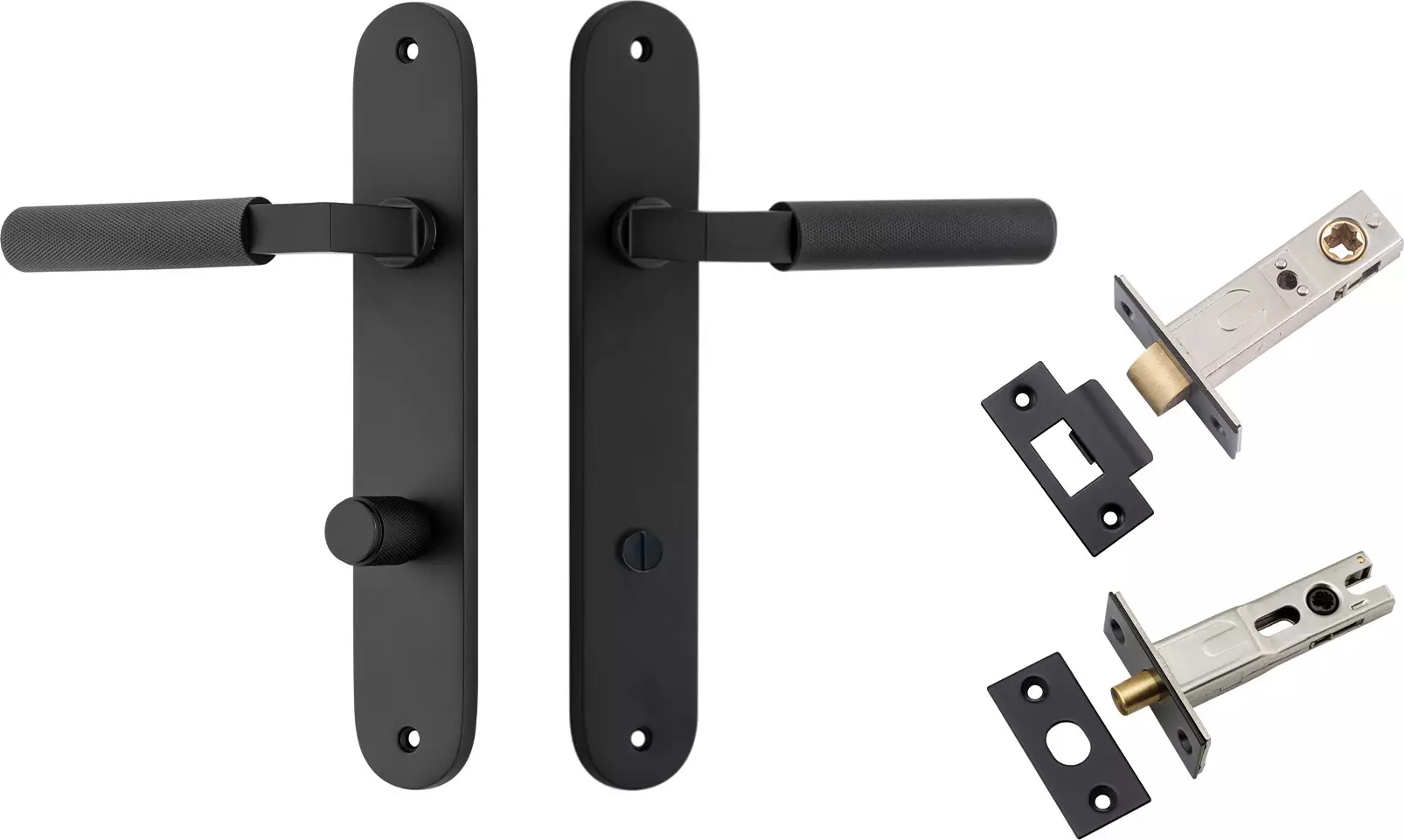 Brunswick Lever - Oval Privacy Set - MB