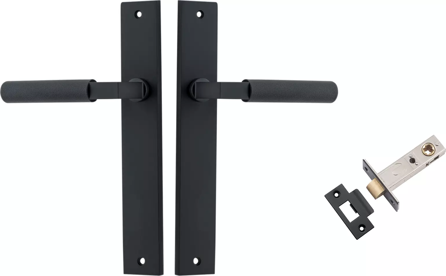 Brunswick Lever - Rectangular Passage Set - MB