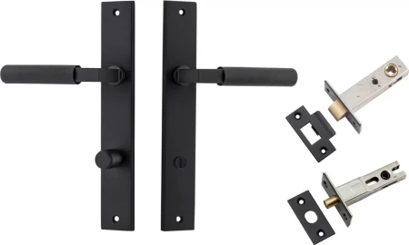 Brunswick Lever - Rectangular Privacy Set - MB