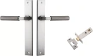 Brunswick Lever - Rectangular Passage Set - SN