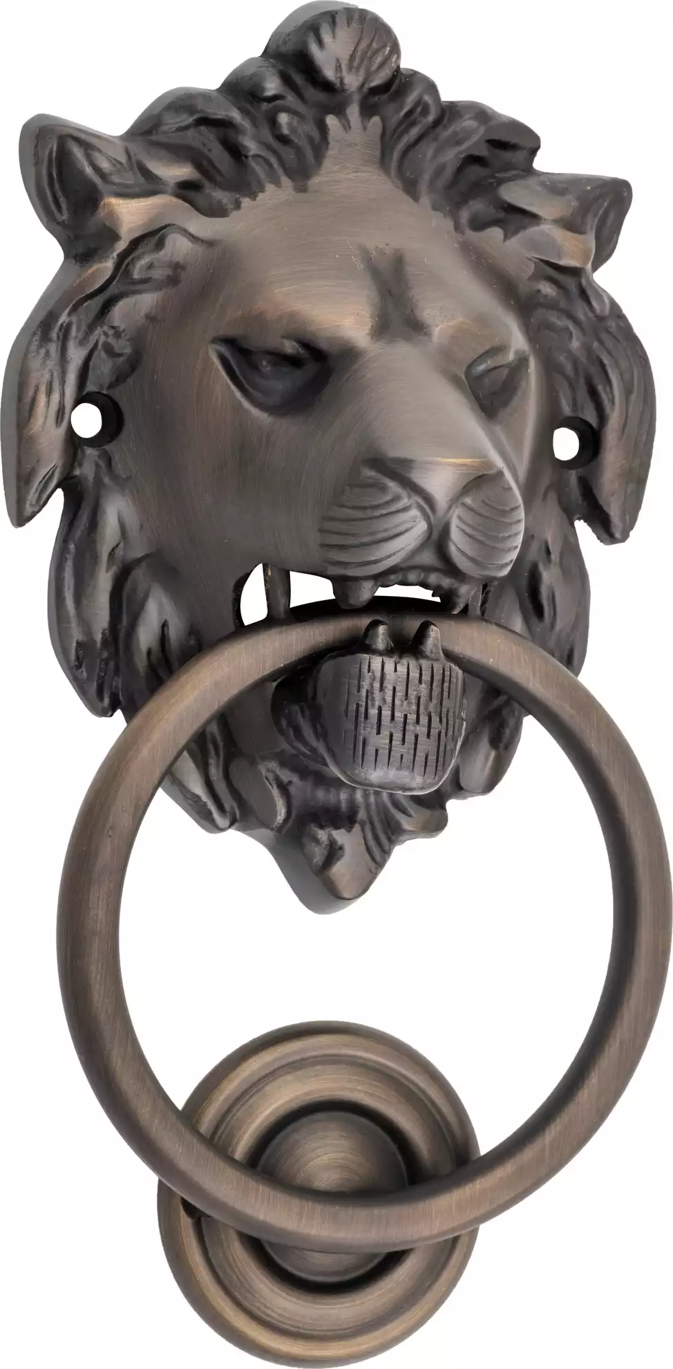 Lion Door Knocker 93x103x55mm  - AB