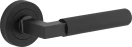 Brunswick Lever - Round Rose Handle Set - MB
