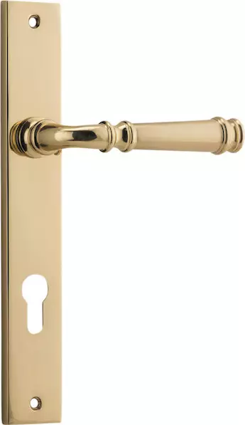 Verona Lever - Rectangular Euro Pair - PB