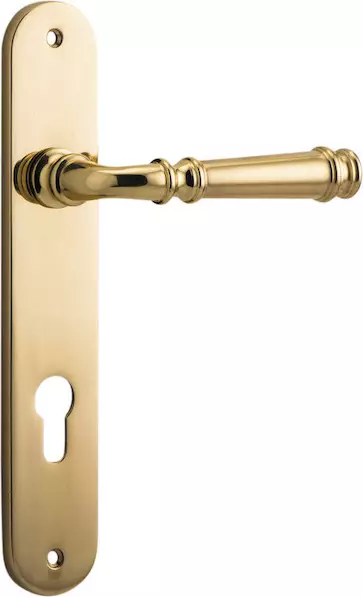 Verona Lever - Oval Euro Pair - PB