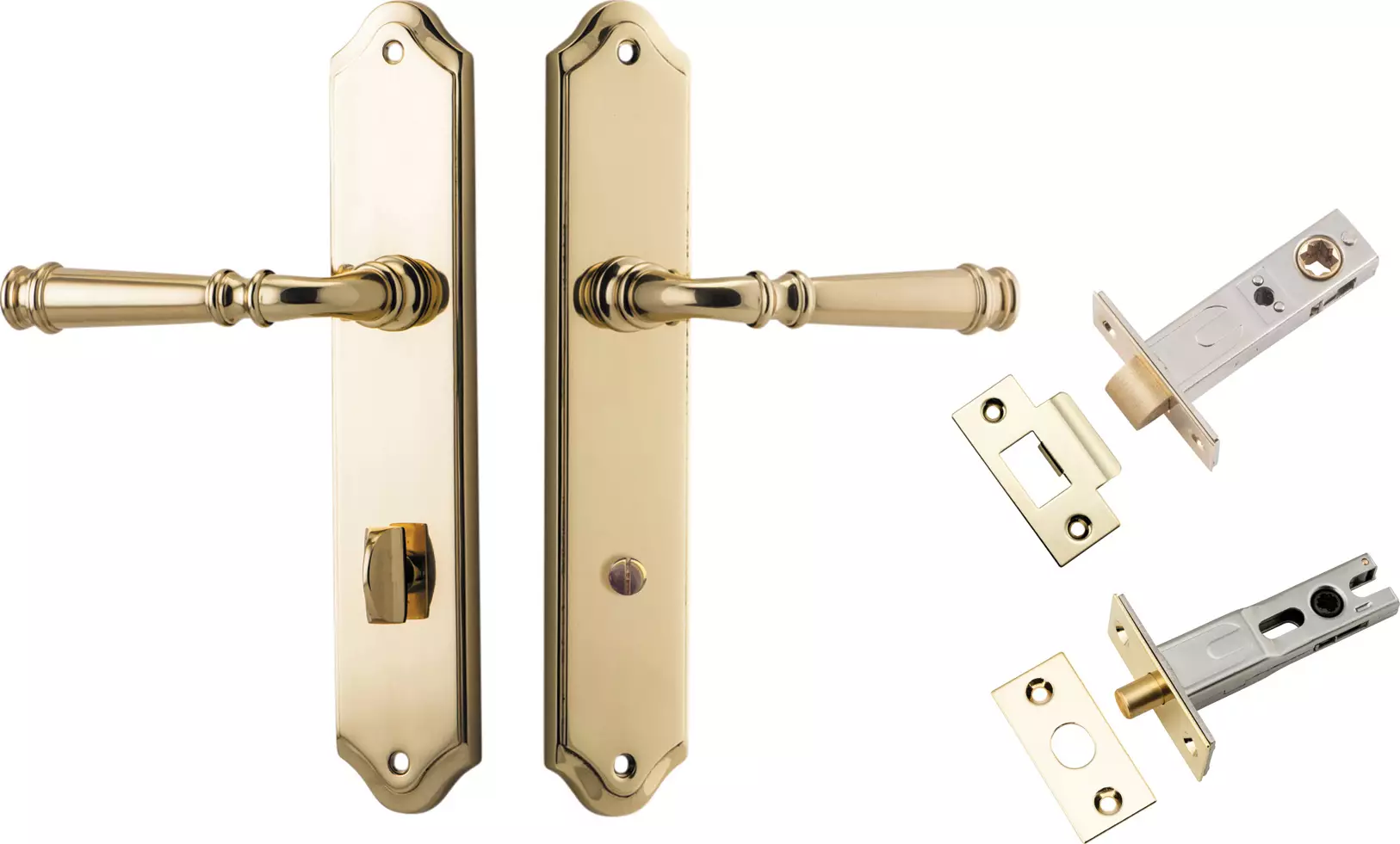 Verona Lever - Shouldered Privacy Set - PB