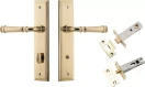 Verona Lever - Stepped Privacy Set - PB