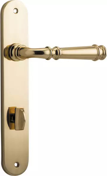 Verona Lever - Oval Privacy Handles - PB