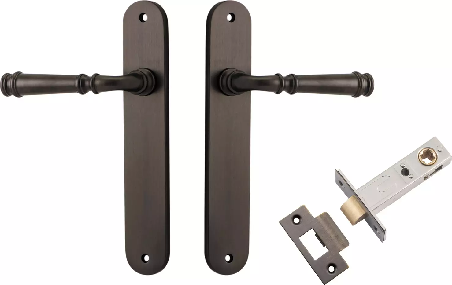 Verona Lever - Oval Passage Set - SB