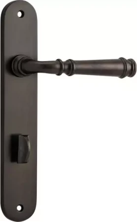 Verona Lever - Oval Privacy Handles - SB