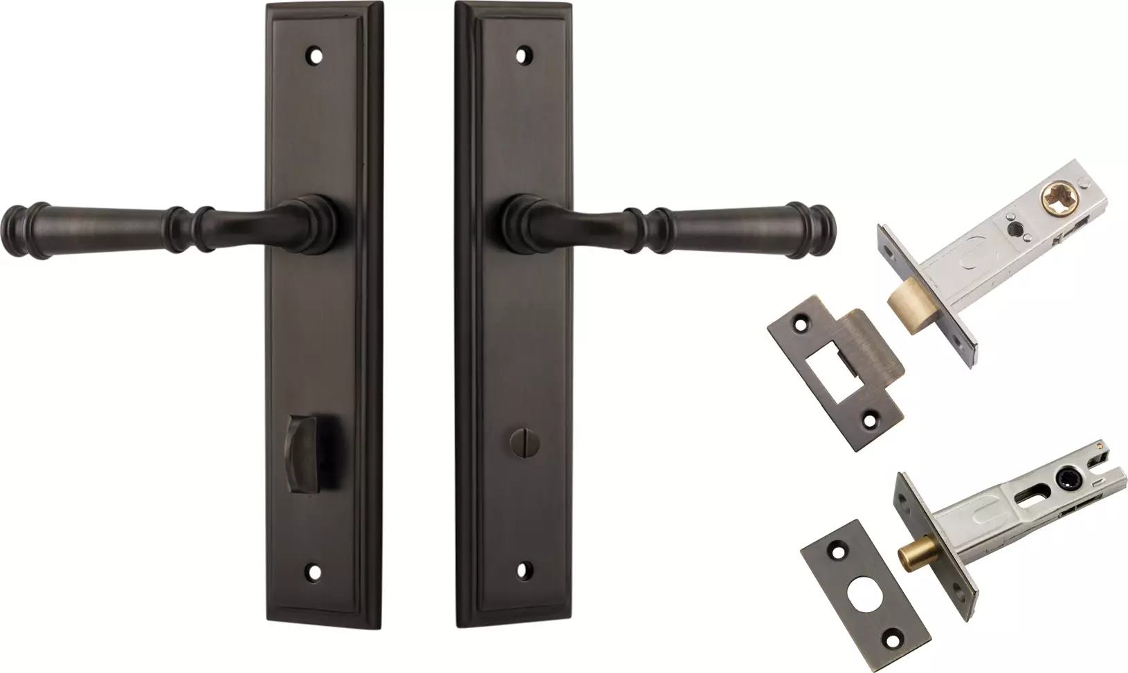 Verona Lever - Stepped Privacy Set - SB