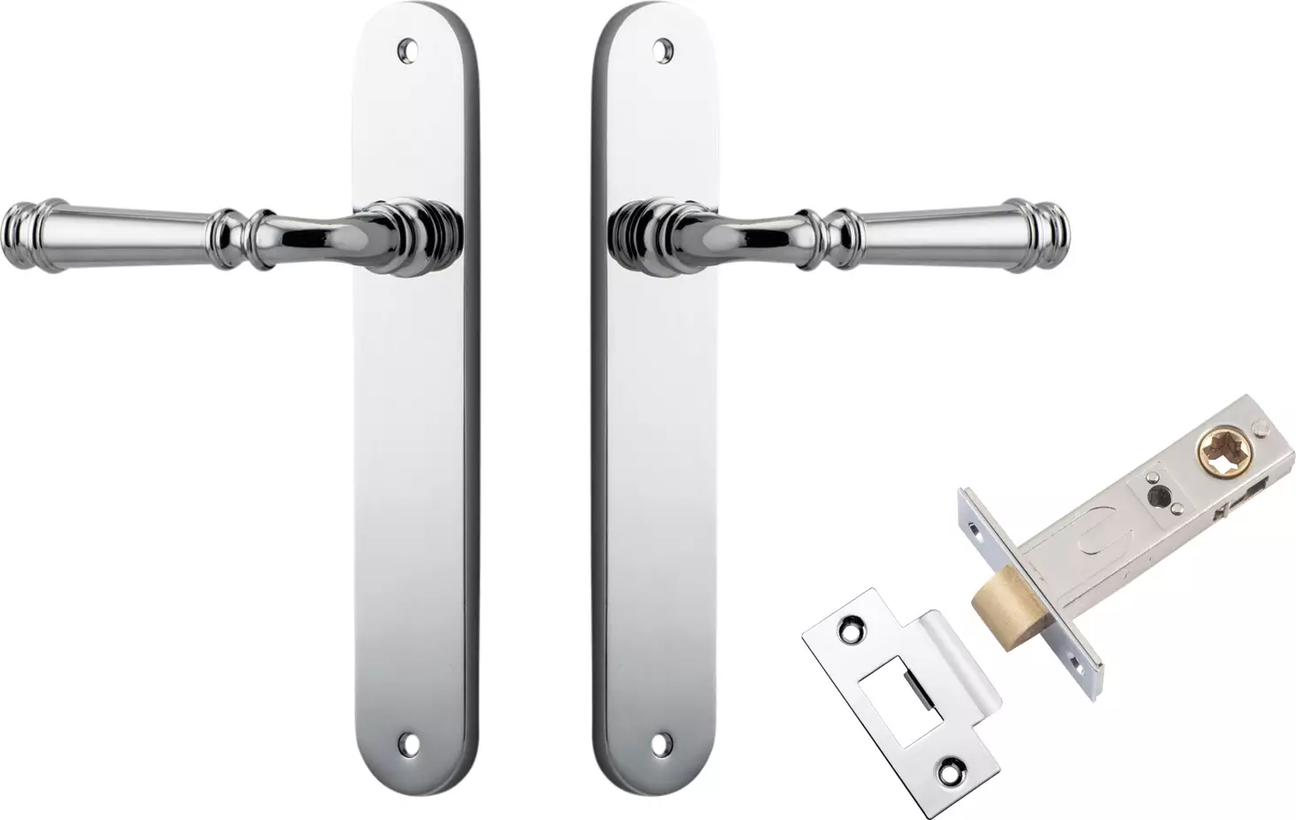 Verona Lever - Oval Passage Set - CP
