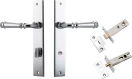 Verona Lever - Rectangular Privacy Set - CP
