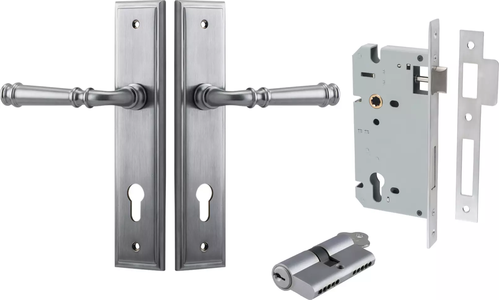 Verona Lever - Stepped Entrance Set - Key / Key - SC