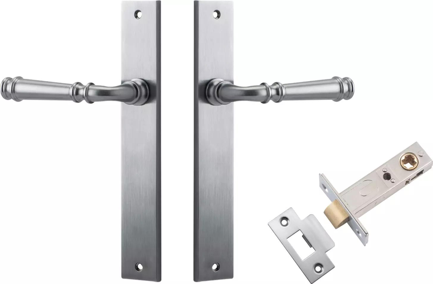 Verona Lever - Rectangular Passage Set - SC