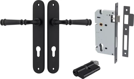 Verona Lever - Oval Entrance Set - Key / Key - MB