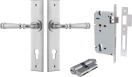 Verona Lever - Chamfered Entrance Set - Key / Key - SC