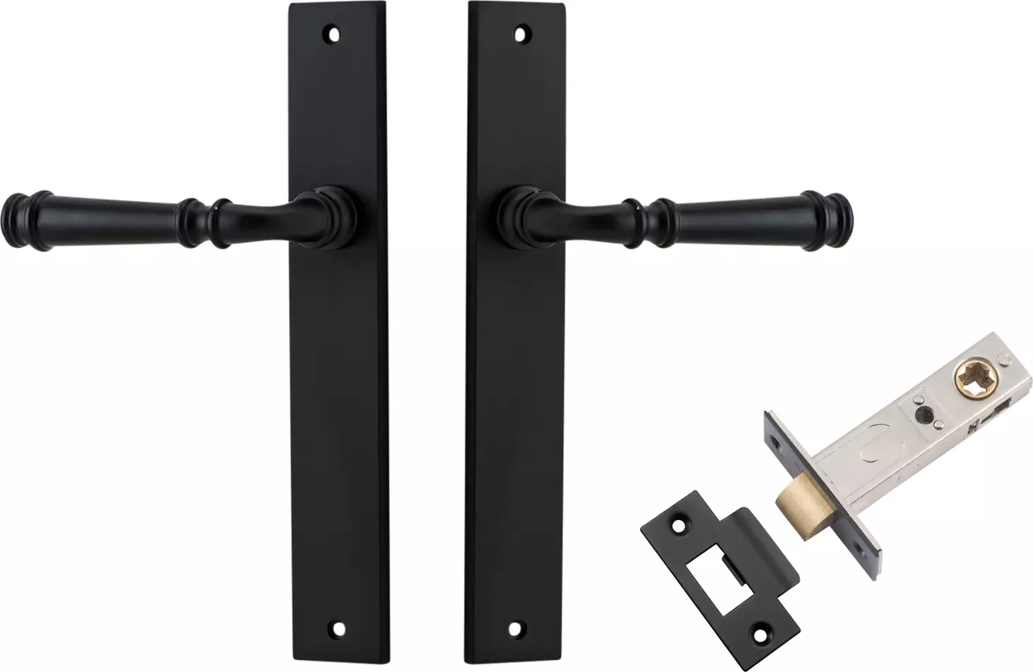 Verona Lever - Rectangular Passage Set - MB