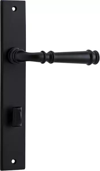 Verona Lever - Rectangular Privacy Handles - MB