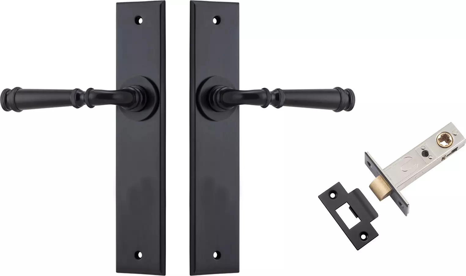 Verona Lever - Chamfered Passage Set - MB