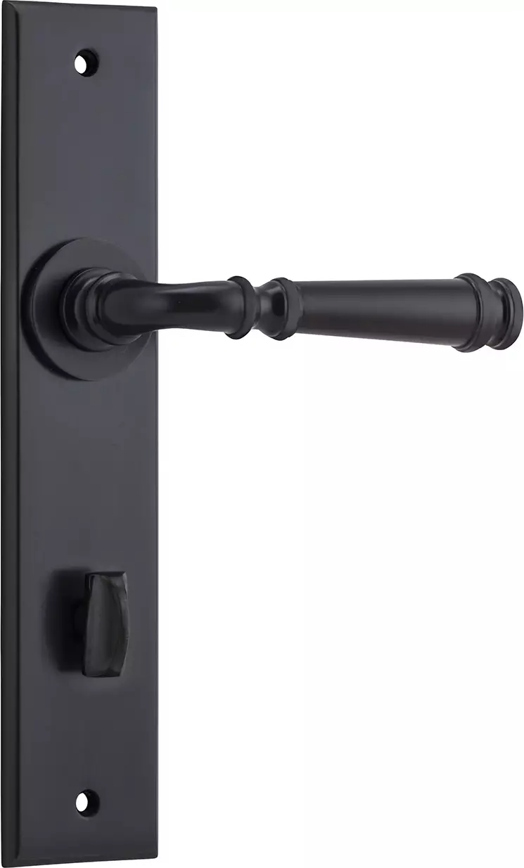 Verona Lever - Chamfered Privacy Handles - MB