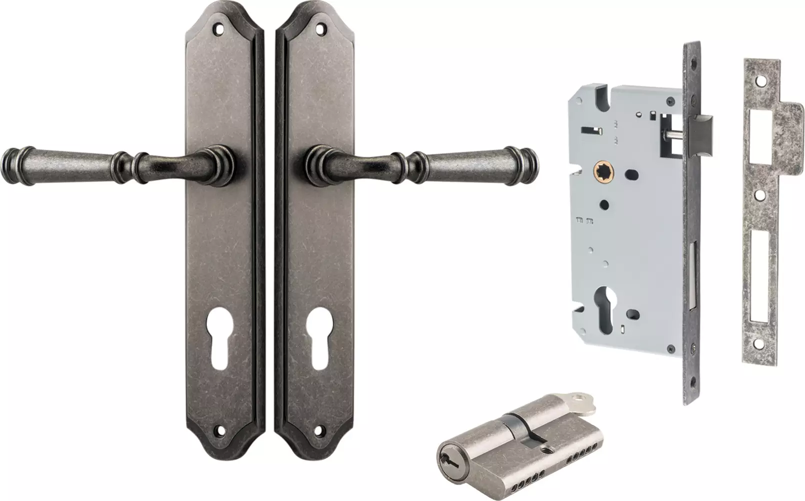 Verona Lever - Shouldered Entrance Set - Key / Key - DN