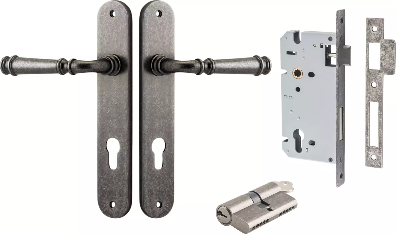 Verona Lever - Oval Entrance Set - Key / Key - DN