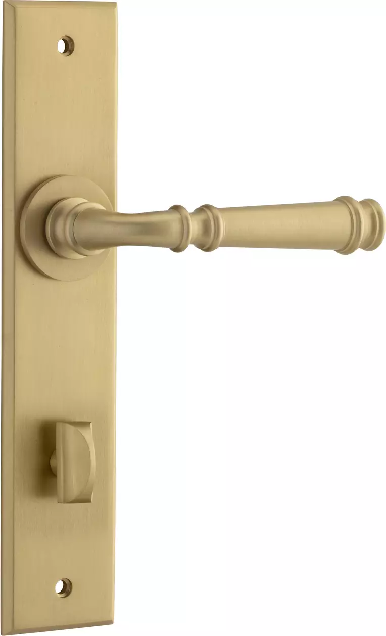 Verona Lever - Chamfered Privacy Handles - BB